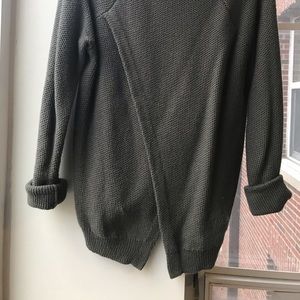 Drape backed sweater